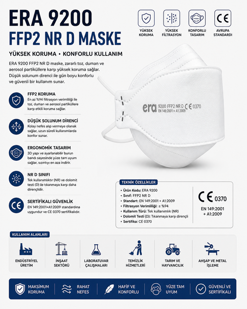 Era 9200 Ffp2 Nr D Maske