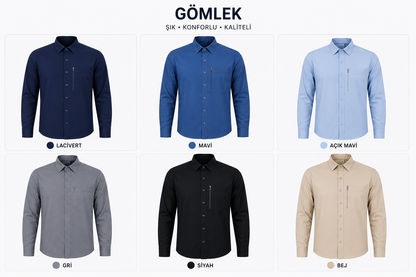 SF Modern Kesim Slim Fit Gömlek